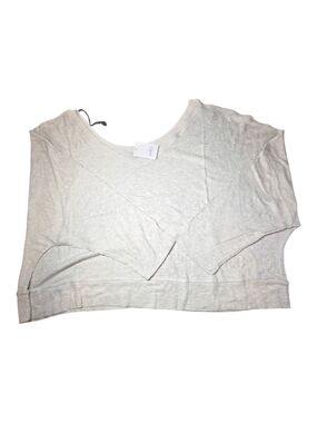 NWT Auden Beige Tan Ribbed Knit Sleepwear Lounge Top Plus Size 3X Cozy Soft